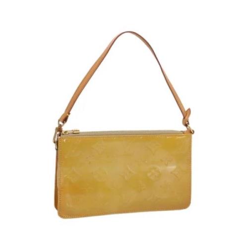 Pre-owned Leather louis-vuitton-bags Louis Vuitton Vintage , Beige , D...