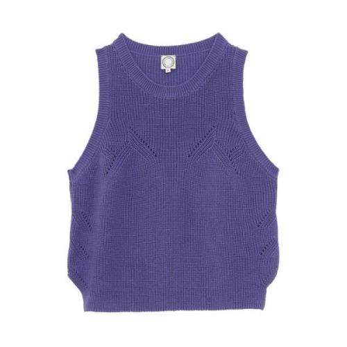 Agatha paarse mouwloze trui Ines De La Fressange Paris , Purple , Dame...