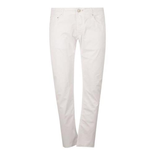 Trousers Hand Picked , White , Heren