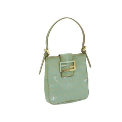 Pre-owned Cotton handbags Fendi Vintage , Green , Dames