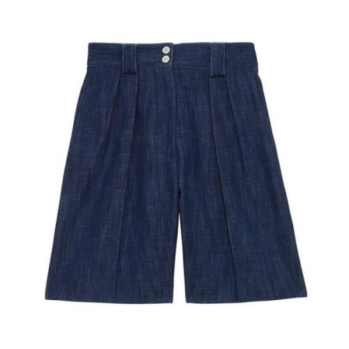 Odette katoenen shorts Ines De La Fressange Paris , Blue , Dames