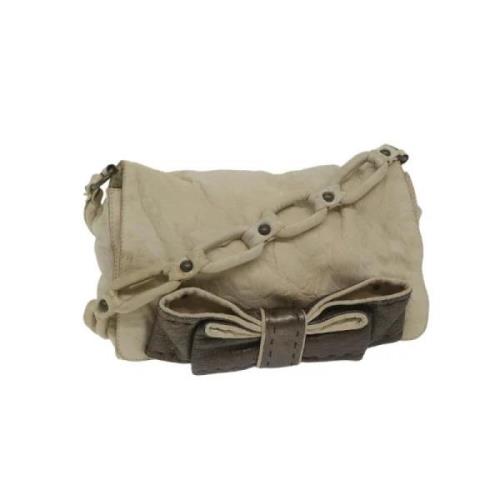 Pre-owned Leather shoulder-bags Chloé Pre-owned , Beige , Dames