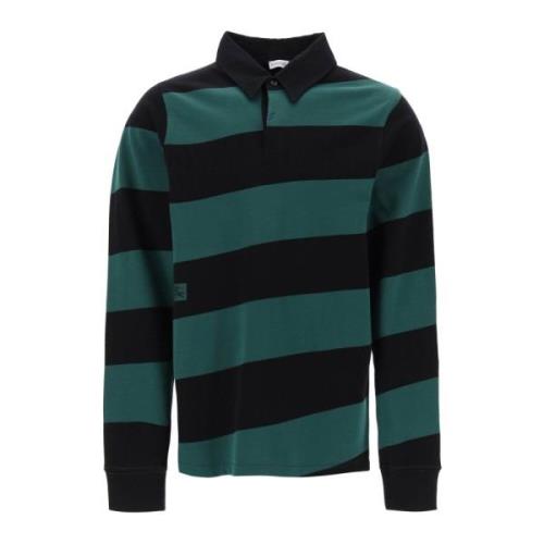 Gestreept Rugby Polo Shirt Burberry , Multicolor , Heren