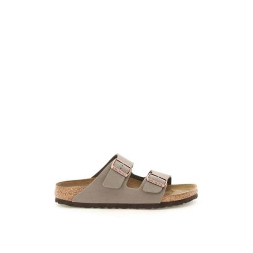 Sliders Birkenstock , Gray , Dames