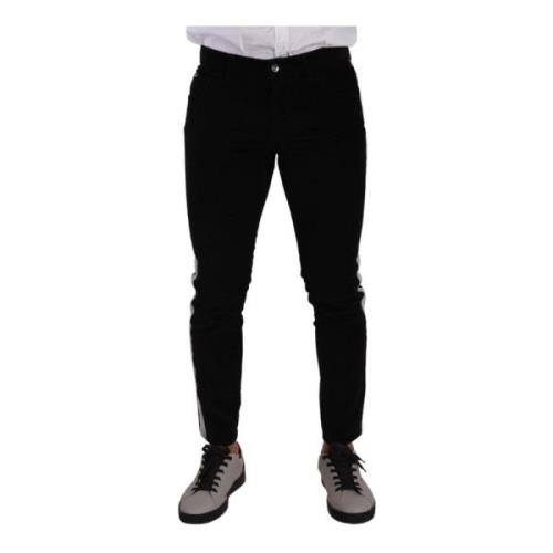 Slim-fit Trousers Dolce & Gabbana , Black , Heren