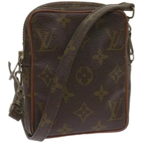 Pre-owned Canvas louis-vuitton-bags Louis Vuitton Vintage , Brown , Da...