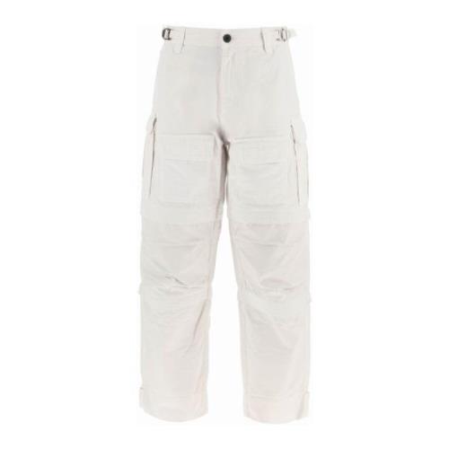 Straight Trousers Darkpark , White , Dames