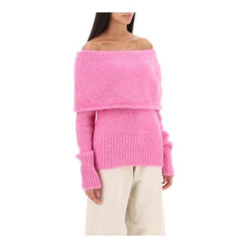 Round-neck Knitwear Saks Potts , Pink , Dames