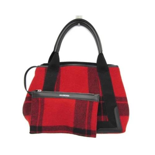 Pre-owned Wool handbags Balenciaga Vintage , Red , Dames