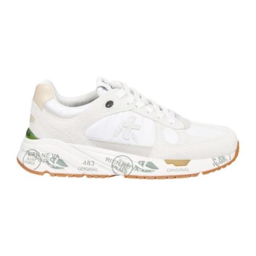 Witte Platform Sneakers Premiata , Multicolor , Dames