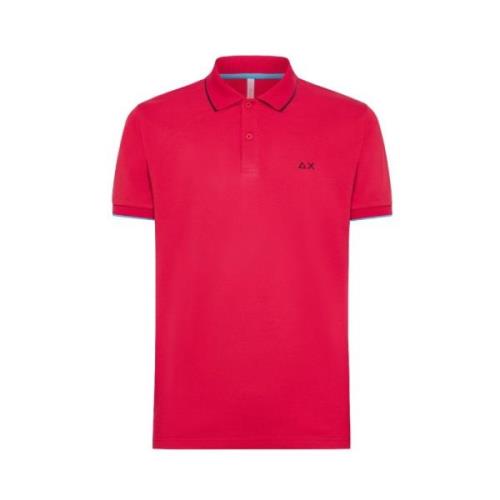 Polo Shirts Sun68 , Red , Heren