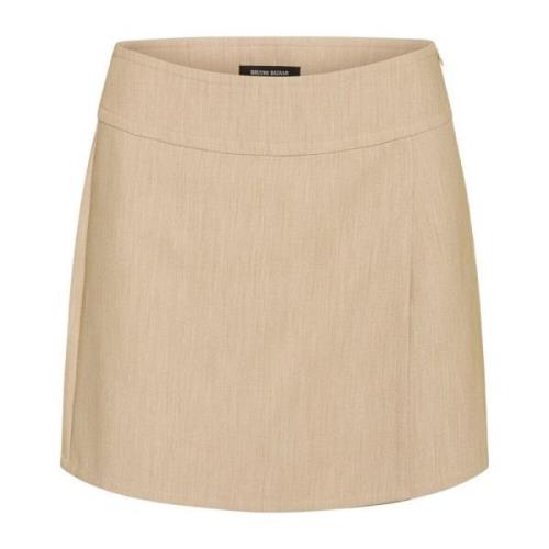 Short Skirts Bruuns Bazaar , Beige , Dames