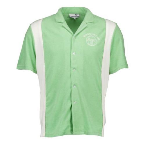 Tano ss korte mouw overhemden groen Sergio Tacchini , Green , Heren