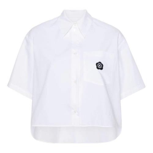 Short Sleeve Shirts Kenzo , White , Dames