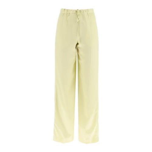 Straight Trousers Jil Sander , Yellow , Dames