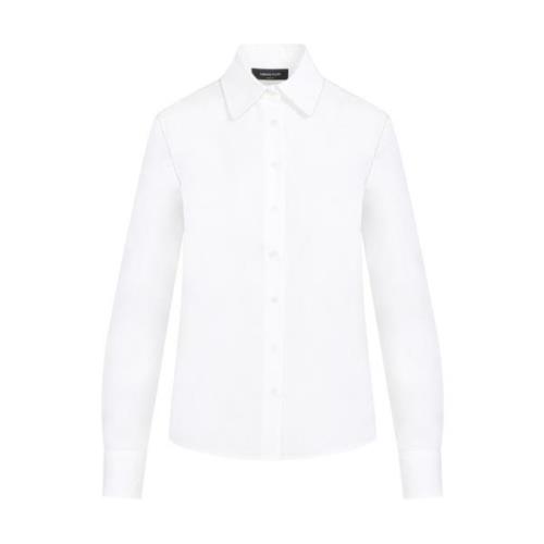 Wit Optisch Shirt Fabiana Filippi , White , Dames