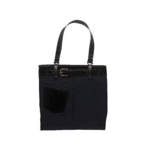 Pre-owned Leather dior-bags Dior Vintage , Black , Dames