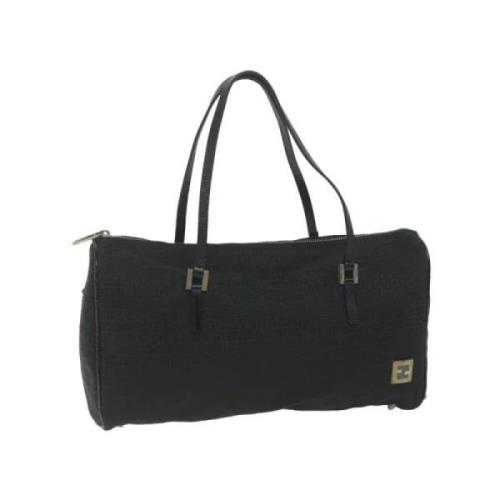 Pre-owned Canvas handbags Fendi Vintage , Black , Dames