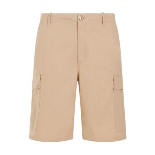 Katoenen Workwear Shorts Kenzo , Beige , Heren