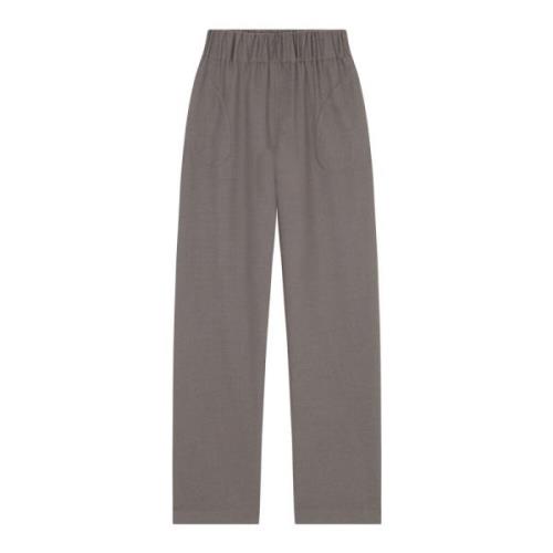 Patti, grijze broek van maagdelijke wol Cortana , Gray , Dames