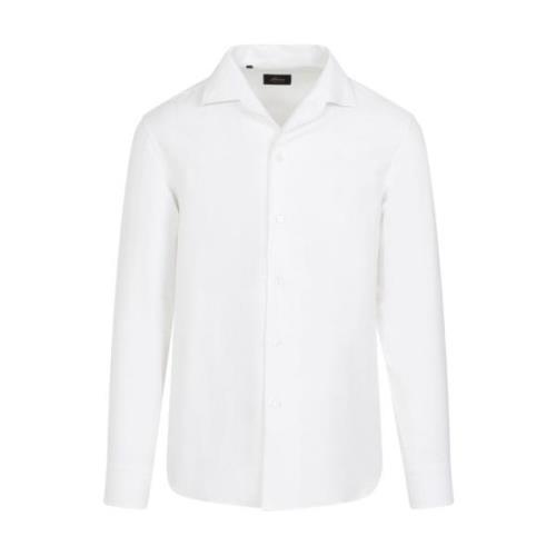 Witte Shirt Brioni , White , Heren