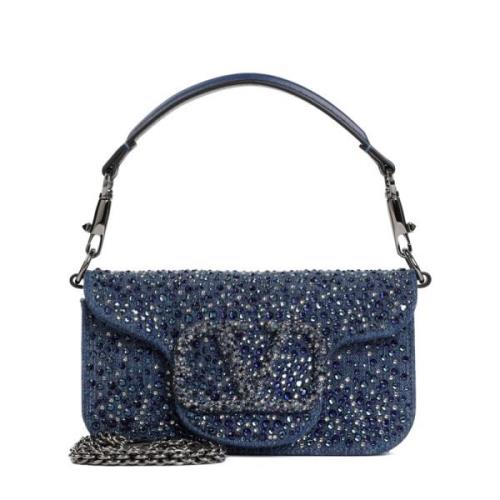 Locò Kleine Schoudertas Valentino Garavani , Blue , Dames