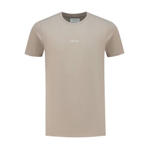 Bedrukt T-shirt met korte mouwen Pure Path , Beige , Heren