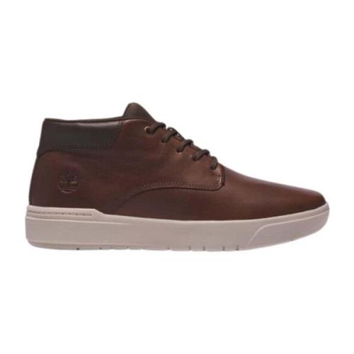 Hoge Top Gepolsterde Sneakers Timberland , Brown , Heren