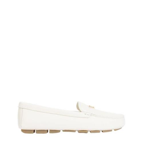 Stijlvolle Avorio Loafer Prada , White , Dames