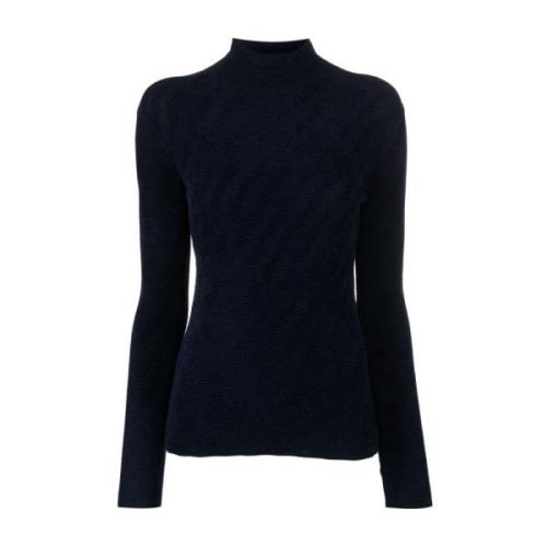 Donkerblauwe Sweater Emporio Armani , Blue , Dames