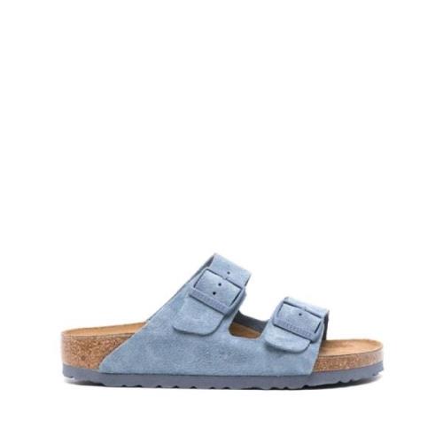 Sliders Birkenstock , Blue , Dames