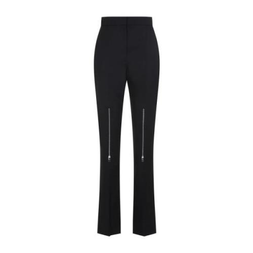 Zwarte Wollen Broek Alexander McQueen , Black , Dames