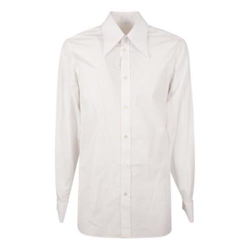 Witte Overhemd met Lange Mouwen Maison Margiela , White , Heren