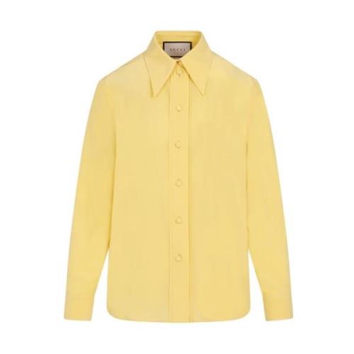 Shirts Gucci , Yellow , Dames
