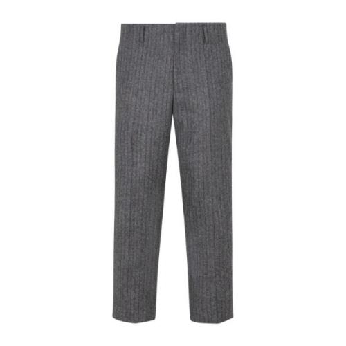Suit Trousers Dries Van Noten , Gray , Heren