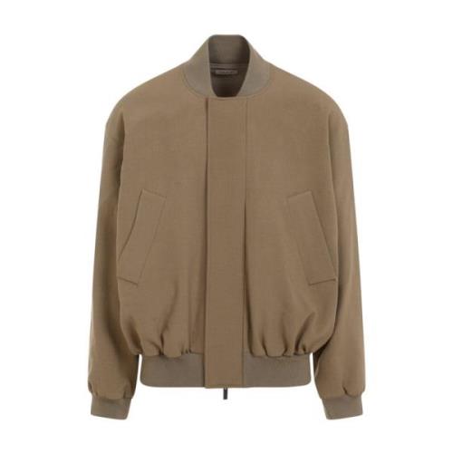 Wollen jas met Hertenmotief Fear Of God , Brown , Heren