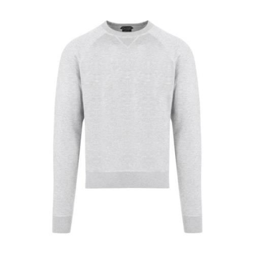 Lichtgrijs Crewneck Sweater Tom Ford , Gray , Heren