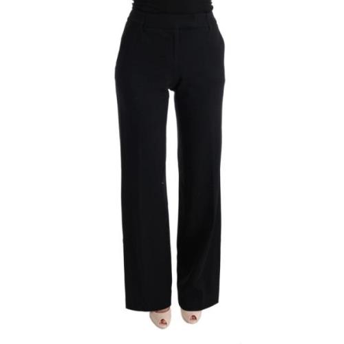 Straight Trousers Ermanno Scervino , Black , Dames