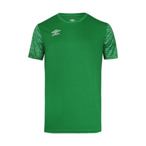 Teamwear Polyester Sportshirt Umbro , Green , Heren