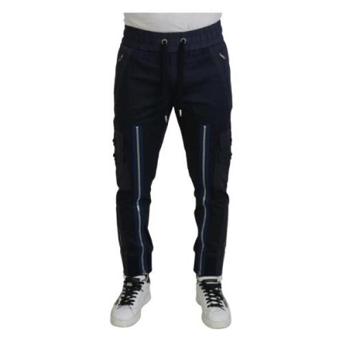 Slim-fit Trousers Dolce & Gabbana , Blue , Heren