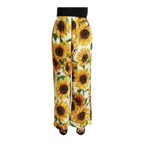 Wide Trousers Dolce & Gabbana , Multicolor , Dames