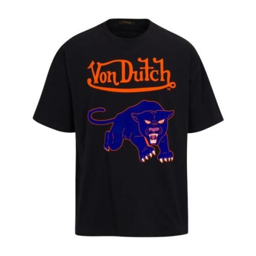 Lauge Lifestyle T-shirt VON Dutch , Black , Heren