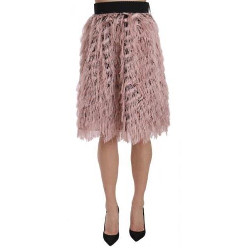 Midi Skirts Dolce & Gabbana , Pink , Dames