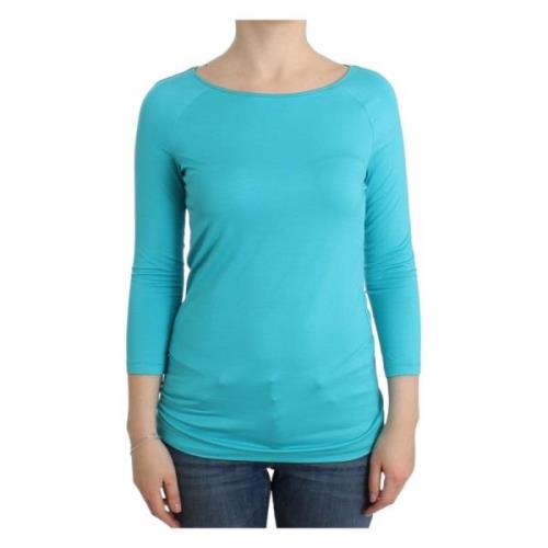 Long Sleeve Tops Ermanno Scervino , Blue , Dames