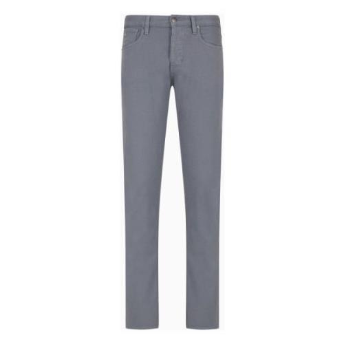Denim Jeans in Tejano Kleur Emporio Armani , Gray , Heren