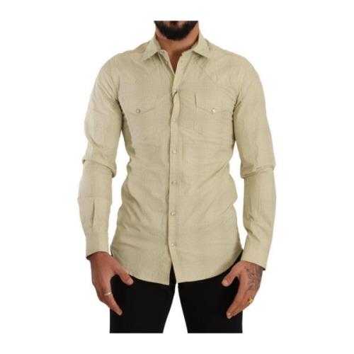 Casual Shirts Dolce & Gabbana , Green , Heren