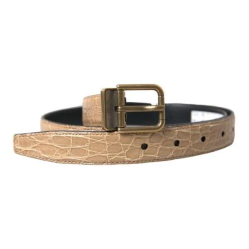 Belts Dolce & Gabbana , Beige , Heren