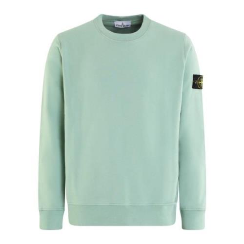 Heren Logo-Patch Sweater Groen Stone Island , Green , Heren