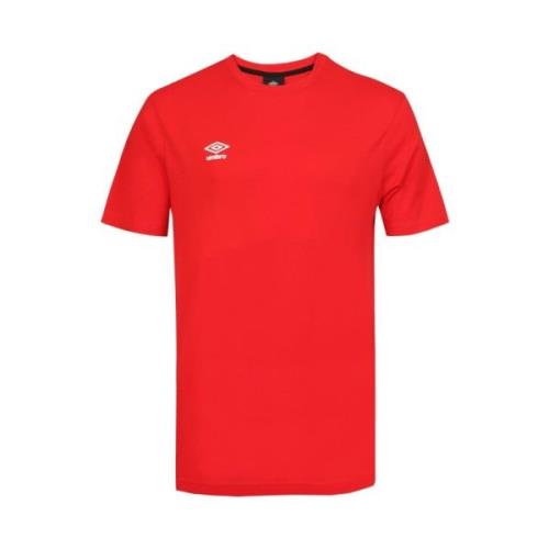 Teamwear Katoenen T-shirt Umbro , Red , Heren