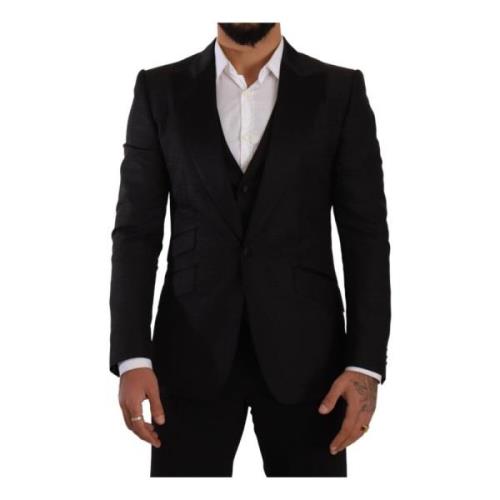 Blazers Dolce & Gabbana , Black , Heren